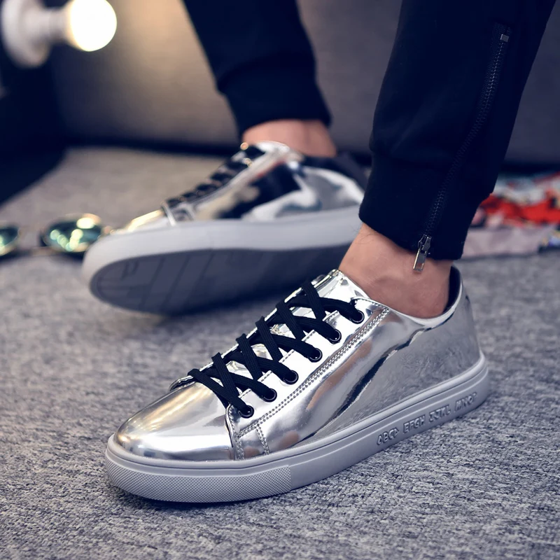 Men Leather Casual Shoes Luxury Brand 2019 Mens Flats Sneakers Fashion Sequin Leather Shoes Chaussure Homme Youth Casual Shoes
Men Leather Casual Shoes Luxury Brand 2019 Mens Flats Sneakers Fashion Sequin Leather Shoes Chaussure Homme Youth Casual Shoes