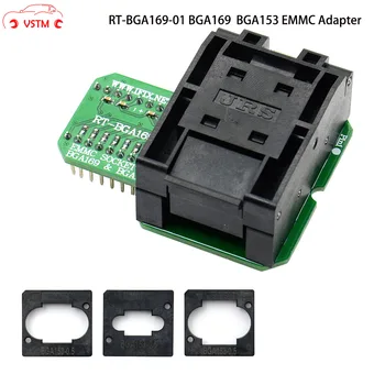 RT-BGA169-01 V2.0 EMMC Seat EMCP153 EMCP169 Socket BGA169 BGA153 EMMC ADAPTER 11.5*13mm add more 3 pcs Matrix FOR RT809H
RT-BGA169-01 V2.0 EMMC Seat EMCP153 EMCP169 Socket BGA169 BGA153 EMMC ADAPTER 11.5*13mm add more 3 pcs Matrix FOR RT809H