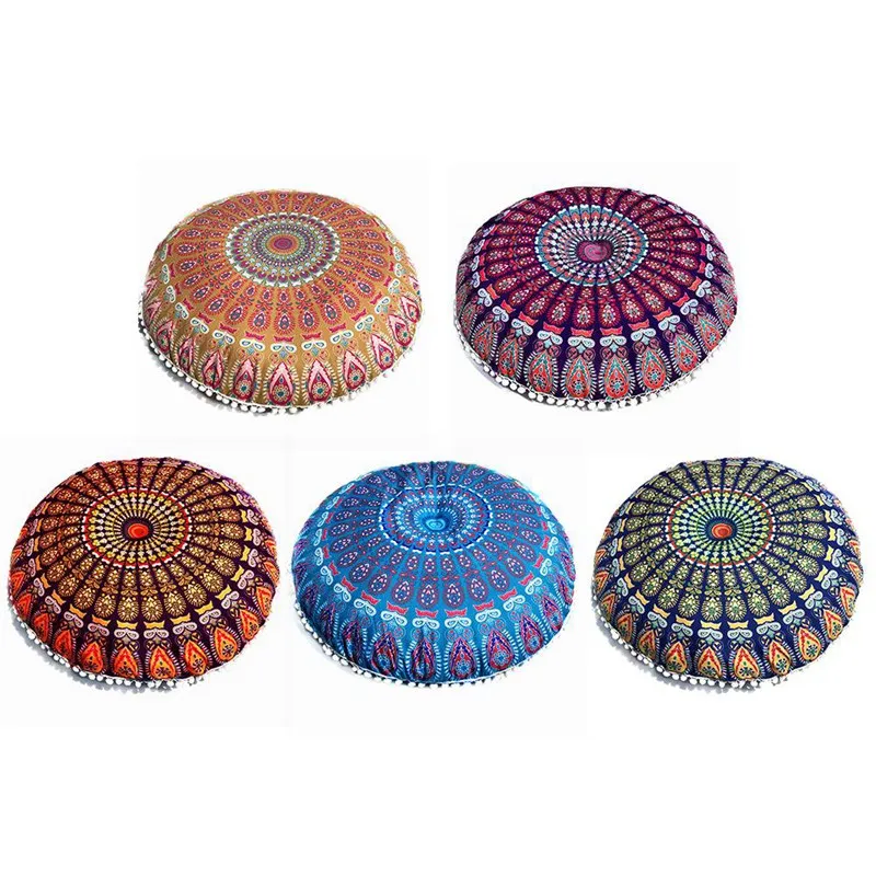 Indian Mandala Floor Pillows Round Bohemian Cushion Pillows Cover Huge Case Decorative Pillows Cover
Indian Mandala Floor Pillows Round Bohemian Cushion Pillows Cover Huge Case Decorative Pillows Cover