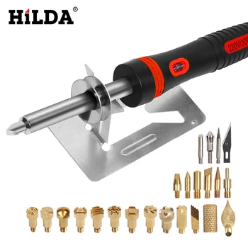 HILDA 220V/30W Electric Soldering Iron Wood Burning Pen Electric Soldering Iron Set WIth Tips and Accessories
HILDA 220V/30W Electric Soldering Iron Wood Burning Pen Electric Soldering Iron Set WIth Tips and Accessories