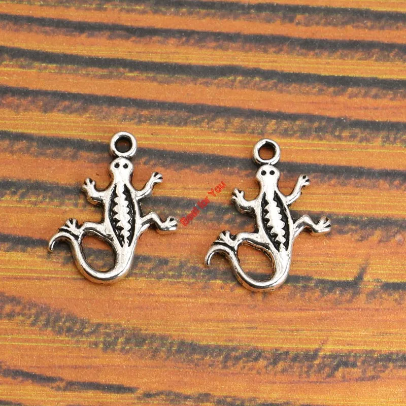 10pcs Tibetan Silver Plated Gecko Charm Pendant fit Bracelet Necklace Jewelry DIY Making Accessories 18x15mm
10pcs Tibetan Silver Plated Gecko Charm Pendant fit Bracelet Necklace Jewelry DIY Making Accessories 18x15mm