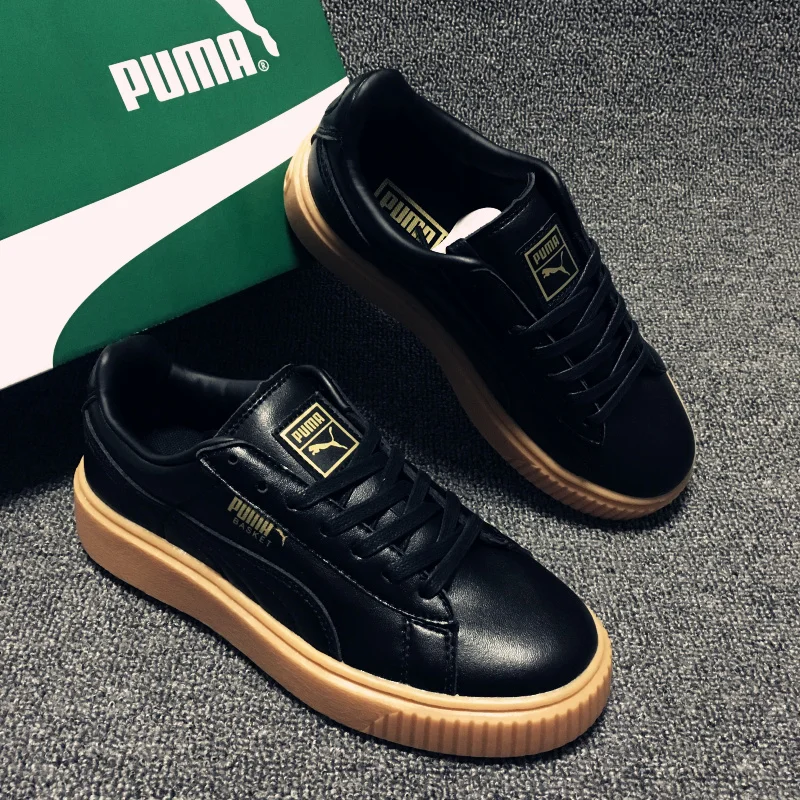 

New PUMA FENTY Suede Cleated Creeper Womens First Generation Rihanna Classic Basket Suede Tone Simple Badminton Shoes Siz35.5-39