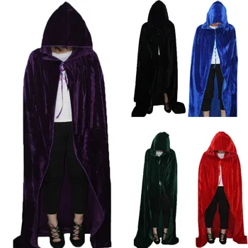 Adult Witch Long Cloak Hood Capes Mantle Halloween Party Cosplay Costume For Women Men H8
Adult Witch Long Cloak Hood Capes Mantle Halloween Party Cosplay Costume For Women Men H8