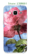Online-custom Luxury Rose Plastic Mobile Phone Case Cover for Samsung Galaxy Core Prime G360 G3606 G3608 G3609 free shipping