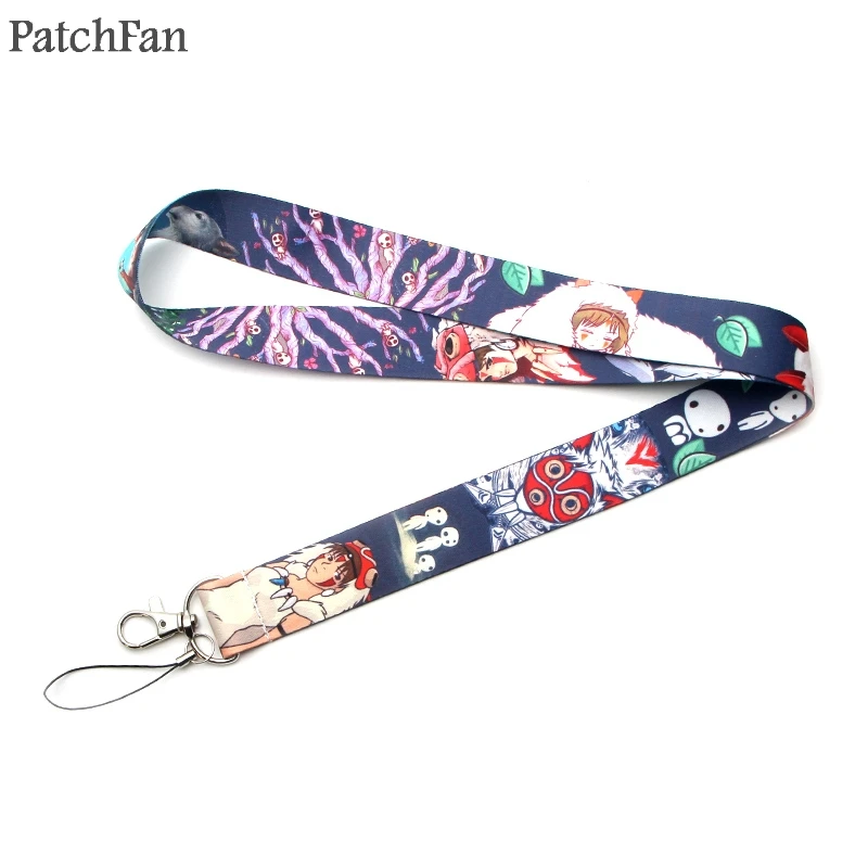 Patchfan Princess Mononoke cartoon keychain lanyard webbing ribbon neck strap fabric para id badge phone holders necklace A1422
Patchfan Princess Mononoke cartoon keychain lanyard webbing ribbon neck strap fabric para id badge phone holders necklace A1422