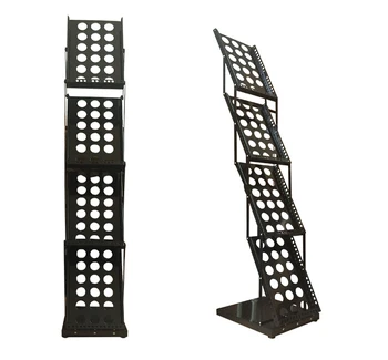 Metal Baking Finish Magazine Brochure Catalogue Folding Holder Stand In Booth Exhibition Shop Display 2pcs Safe Packing 
Metal Baking Finish Magazine Brochure Catalogue Folding Holder Stand In Booth Exhibition Shop Display 2pcs Safe Packing