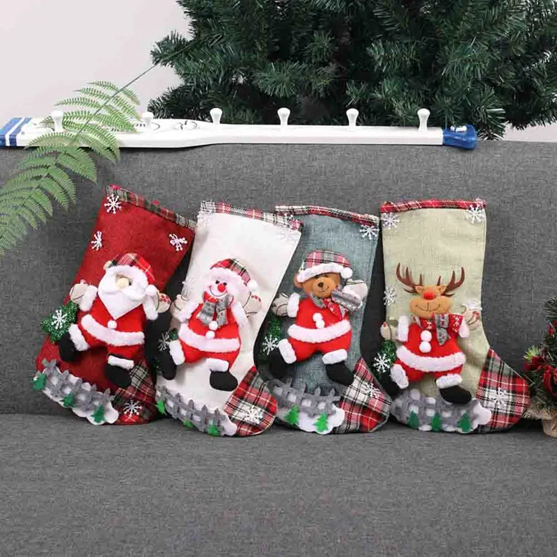 2019 New Year Christmas Stocking Gift Bag Santa Claus Snowman Socks Natal Xmas Tree Candy Ornament Gifts Decorations
2019 New Year Christmas Stocking Gift Bag Santa Claus Snowman Socks Natal Xmas Tree Candy Ornament Gifts Decorations