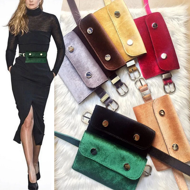 Adisputent Women Velvet Small Waist Pack Lady Velour Trendy Vintage Retro Chic Feminine Hip Belt Bum Green Waist Bag
Adisputent Women Velvet Small Waist Pack Lady Velour Trendy Vintage Retro Chic Feminine Hip Belt Bum Green Waist Bag