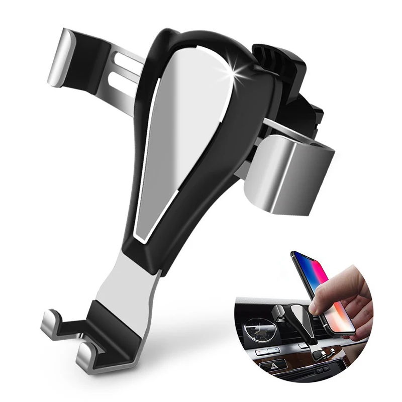 Universal Air Vent Cell Phone Holder Devices-360 degree rotation Joint & Adjustable Auto Clamping Car Mobile phone bracket
Universal Air Vent Cell Phone Holder Devices-360 degree rotation Joint & Adjustable Auto Clamping Car Mobile phone bracket