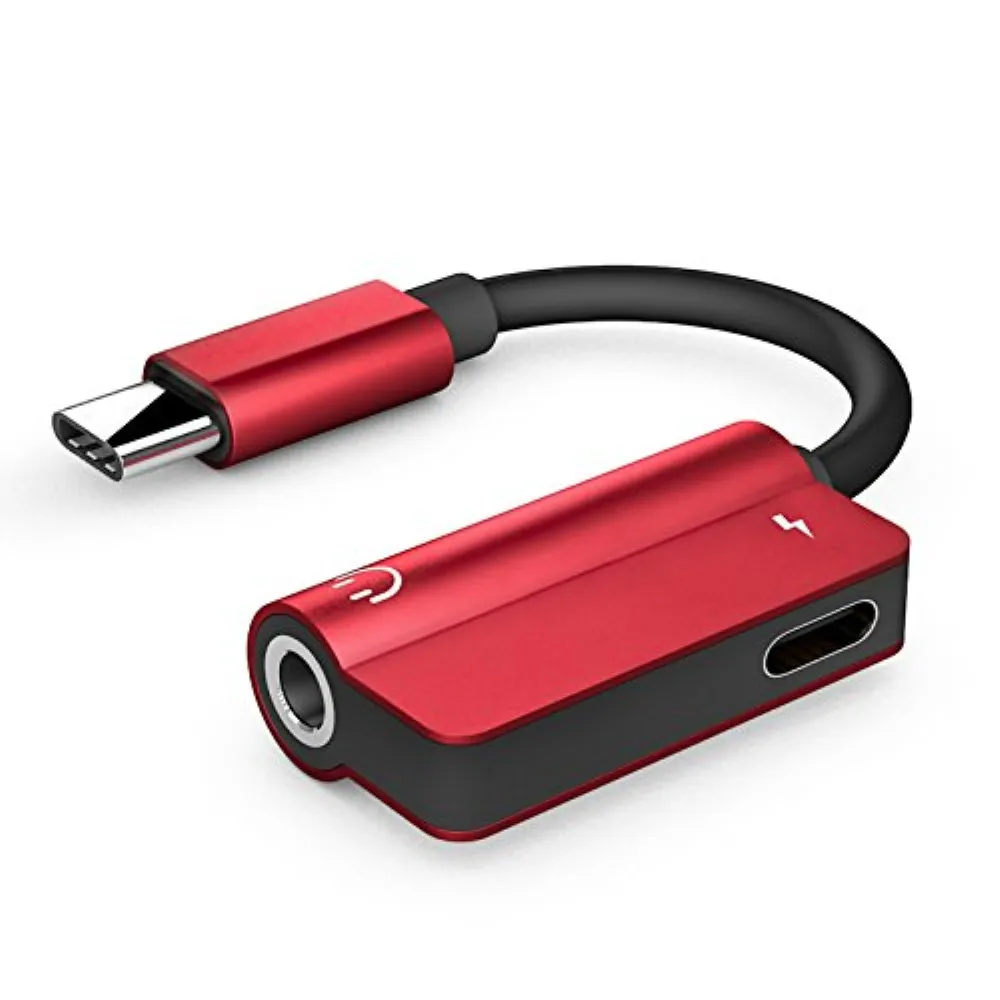 USB Type-C Audio Charging Adapter 2 in 1 Type C Male to Female 3.5mm Headphone Jack + Charging Converter For cellphon
USB Type-C Audio Charging Adapter 2 in 1 Type C Male to Female 3.5mm Headphone Jack + Charging Converter For cellphon