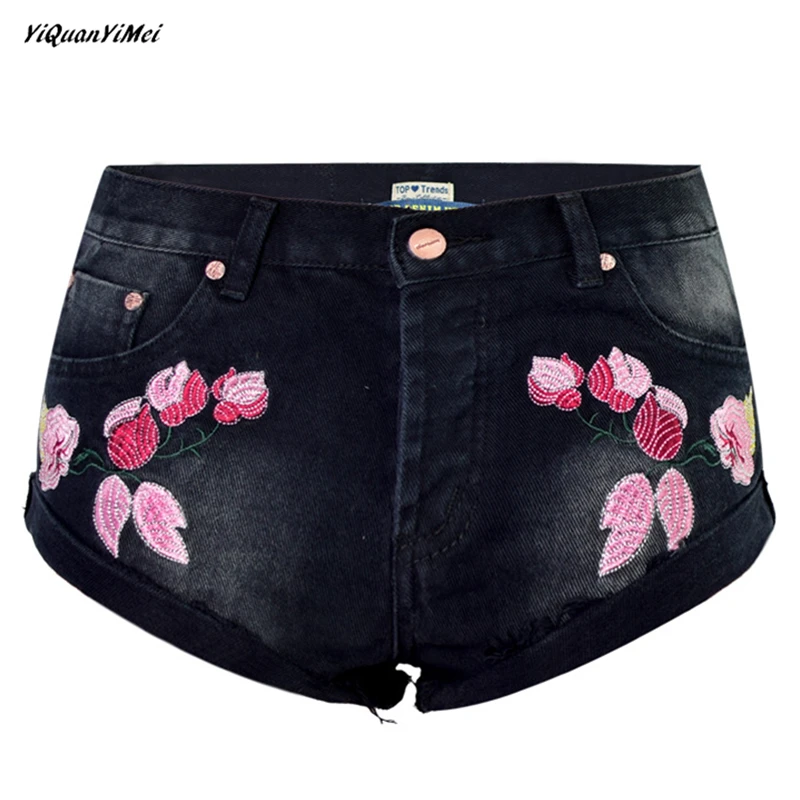 YiQuanYiMei Embroidery Denim Shorts For Women Summer Casual Vintage Floral Short Jeans black Jean Shorts
YiQuanYiMei Embroidery Denim Shorts For Women Summer Casual Vintage Floral Short Jeans black Jean Shorts