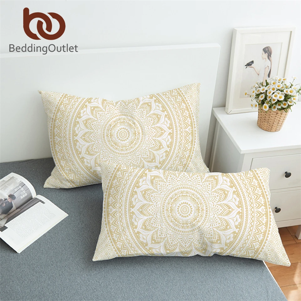 BeddingOutlet Gold Mandala Pillow Case Bohemia Flower Pillow Covers Ethnic Style Pillowcase Boho Home 50x75cm 50x90cm
BeddingOutlet Gold Mandala Pillow Case Bohemia Flower Pillow Covers Ethnic Style Pillowcase Boho Home 50x75cm 50x90cm