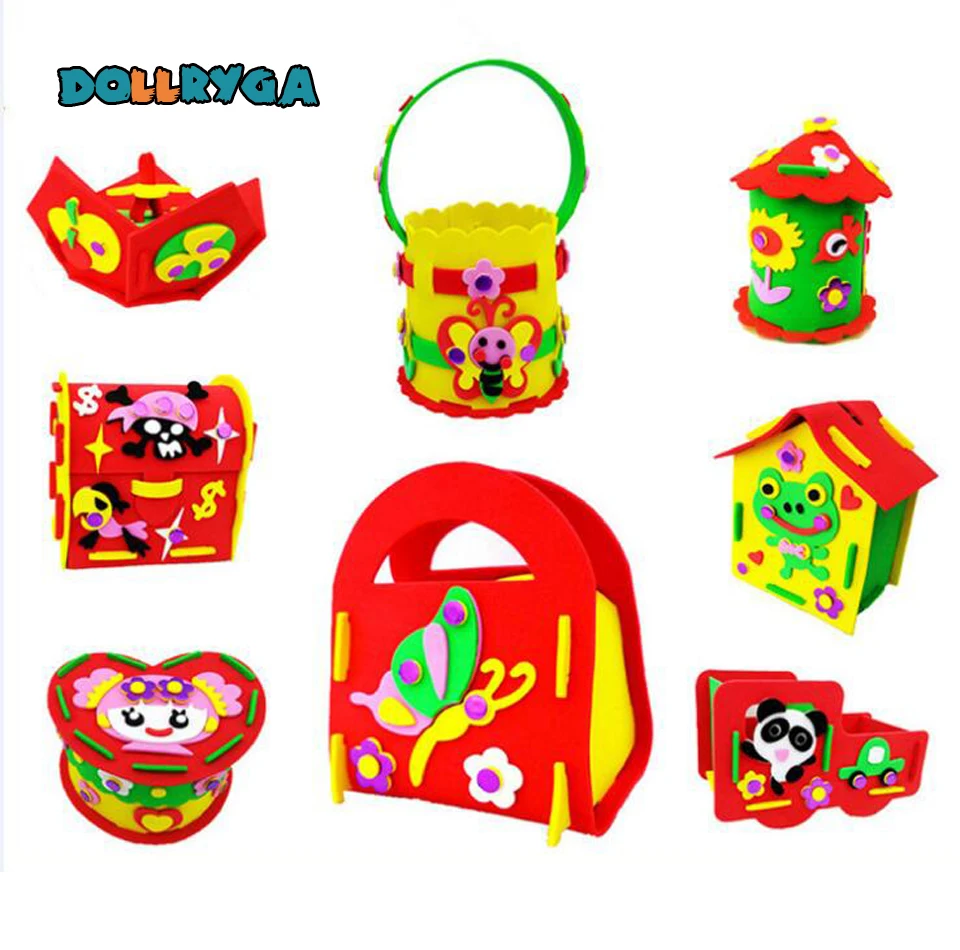 DOLLRYGA Child Toys Crafts for Children Kindergarten EVA Toys Girl Artesanato Material Manualidades DIY for Creativity Crafts
DOLLRYGA Child Toys Crafts for Children Kindergarten EVA Toys Girl Artesanato Material Manualidades DIY for Creativity Crafts