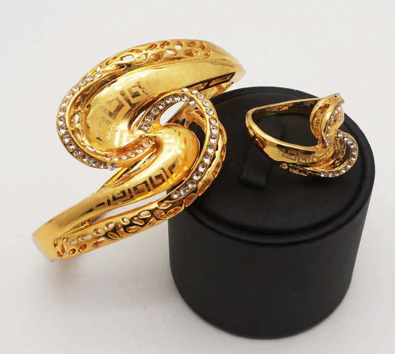 Женский браслет 24k с покрытием из платинового золота новый дизайн красивый