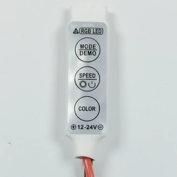 Wholesale 100pcs/lot 12V Mini 3 Keys RGB LED Controller Brightness Dimmer for SMD 2835 3528 5050 RGB LED Strip light
Wholesale 100pcs/lot 12V Mini 3 Keys RGB LED Controller Brightness Dimmer for SMD 2835 3528 5050 RGB LED Strip light