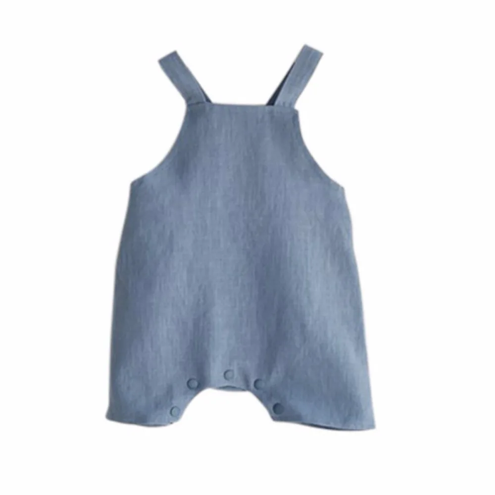 2018 Summer Baby Girl Rompers Baby Boy Suspender Rompers Infant Kid Jumpsuit Soft Linen Clothes Overalls
2018 Summer Baby Girl Rompers Baby Boy Suspender Rompers Infant Kid Jumpsuit Soft Linen Clothes Overalls