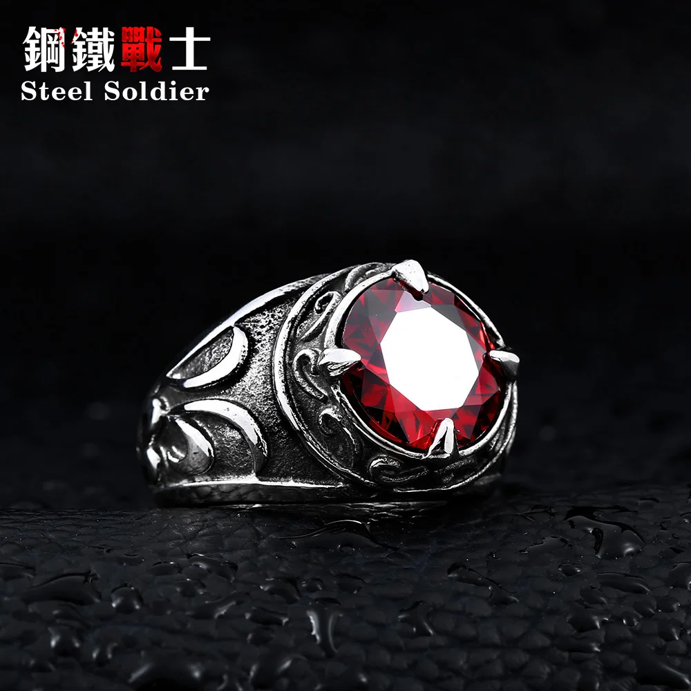 Steel soldier New Arrival blue stone Fashion Stainless Steel Jewelry exquisite titanium steel men ring
Steel soldier New Arrival blue stone Fashion Stainless Steel Jewelry exquisite titanium steel men ring