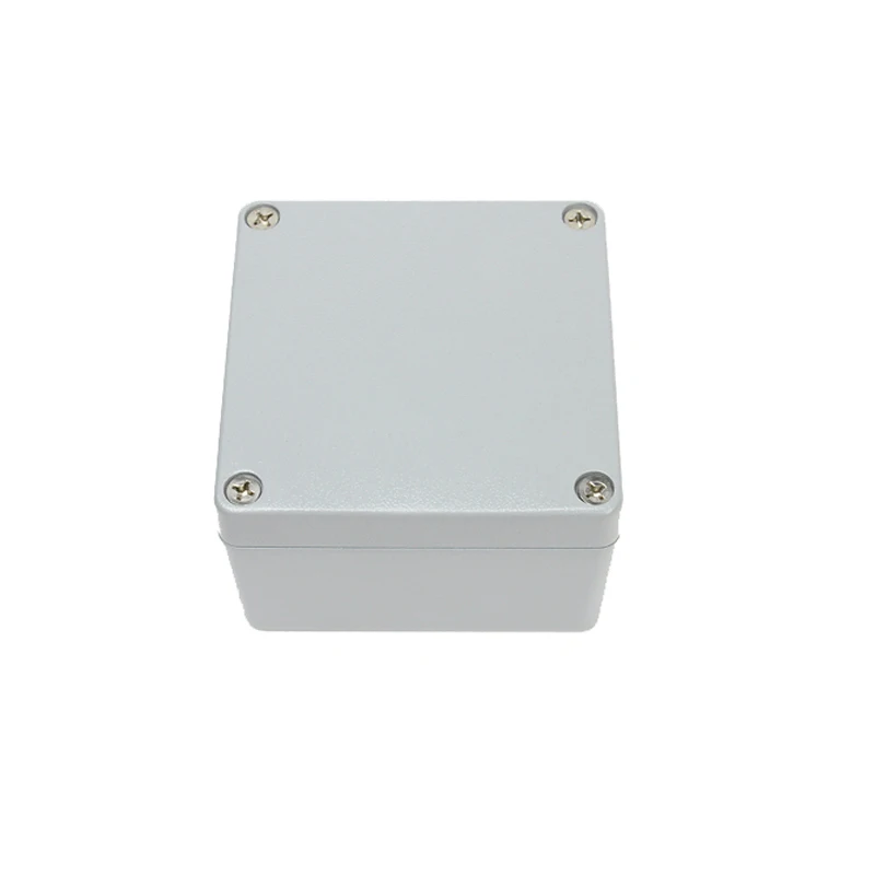 120*120*80mm FA60 IP67 waterproof aluminum enclosure case use as switch box Metal watertight enclosure electric control box
120*120*80mm FA60 IP67 waterproof aluminum enclosure case use as switch box Metal watertight enclosure electric control box