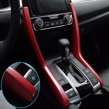 Red Carbon Fiber Dashboard Panel Internal Gear Box Panel Side Cover Trims Moulding LHD for Honda for Civic 10th 2016 2017
Red Carbon Fiber Dashboard Panel Internal Gear Box Panel Side Cover Trims Moulding LHD for Honda for Civic 10th 2016 2017