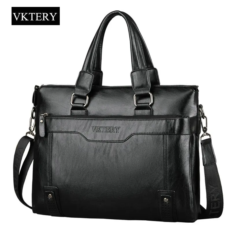 New Leather Men's Briefcase Fashion Large Capacity Business bag Black Male Shoulder Laptop Bag
New Leather Men's Briefcase Fashion Large Capacity Business bag Black Male Shoulder Laptop Bag