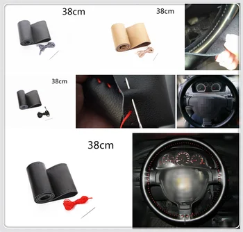 Car steering wheel cover quality leather hand sewing 38 cm for Volkswagen PTouareg Touran Beetle CC Magotan
Car steering wheel cover quality leather hand sewing 38 cm for Volkswagen PTouareg Touran Beetle CC Magotan