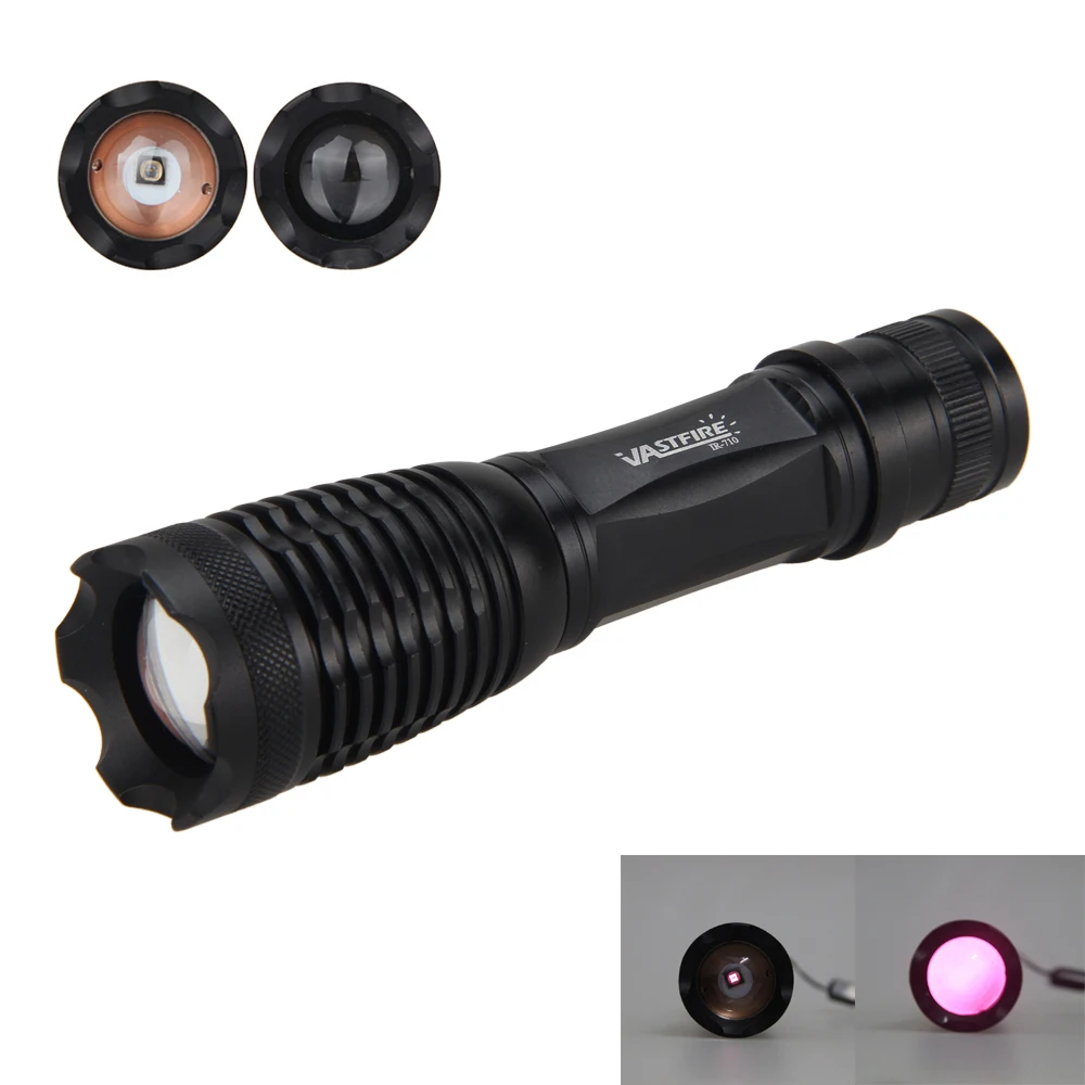 Zoomable Hunting Torch 850nm Infrared IR Flashlight Night Vision IR Weapon Light Rifle Hunting Torch
Zoomable Hunting Torch 850nm Infrared IR Flashlight Night Vision IR Weapon Light Rifle Hunting Torch