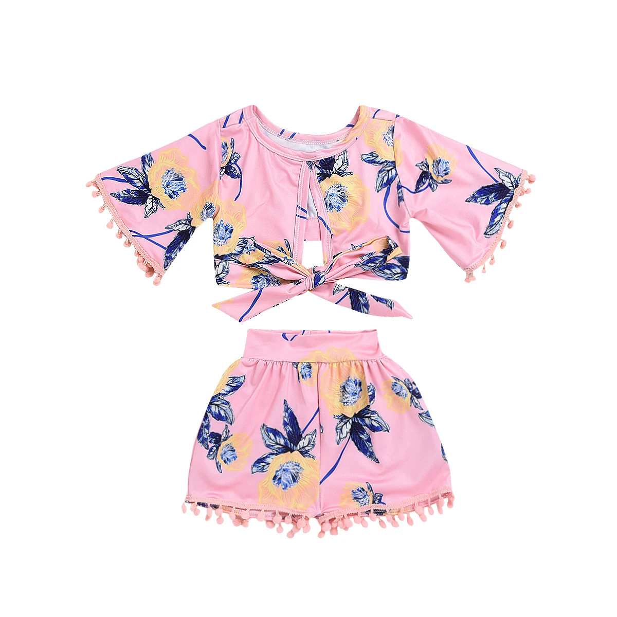 Cute Kids Baby Girls Hawaii Outfits Clothes T-shirt Tops Dress + Long Pants 2PCS Set
Cute Kids Baby Girls Hawaii Outfits Clothes T-shirt Tops Dress + Long Pants 2PCS Set