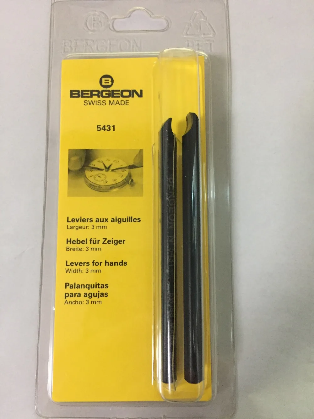 bergeon 5431 levers for hands.with plastic handle con mango plastico watch tools 
bergeon 5431 levers for hands.with plastic handle con mango plastico watch tools