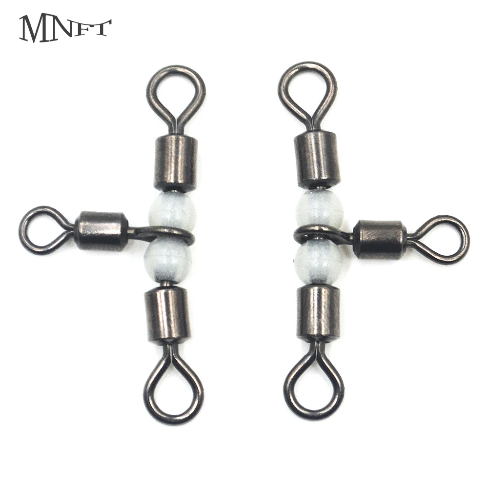 MNFT 6Pcs Triple Swivel With Luminous Beads Solid Ring Crossline Connector Fishing Tackle Accessory Trigeminal Swivel
MNFT 6Pcs Triple Swivel With Luminous Beads Solid Ring Crossline Connector Fishing Tackle Accessory Trigeminal Swivel