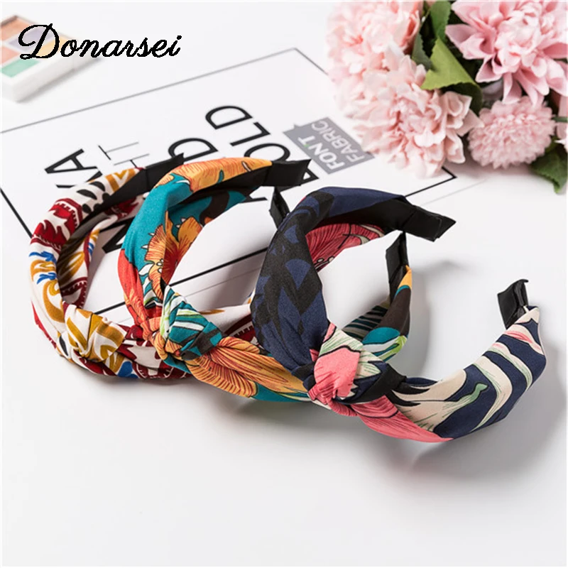Donarsei Fashion Floral Print Knot HairBands For Women Girls Turban Bandage Headband Hair Ties Bandanas Hair Jewelry
Donarsei Fashion Floral Print Knot HairBands For Women Girls Turban Bandage Headband Hair Ties Bandanas Hair Jewelry