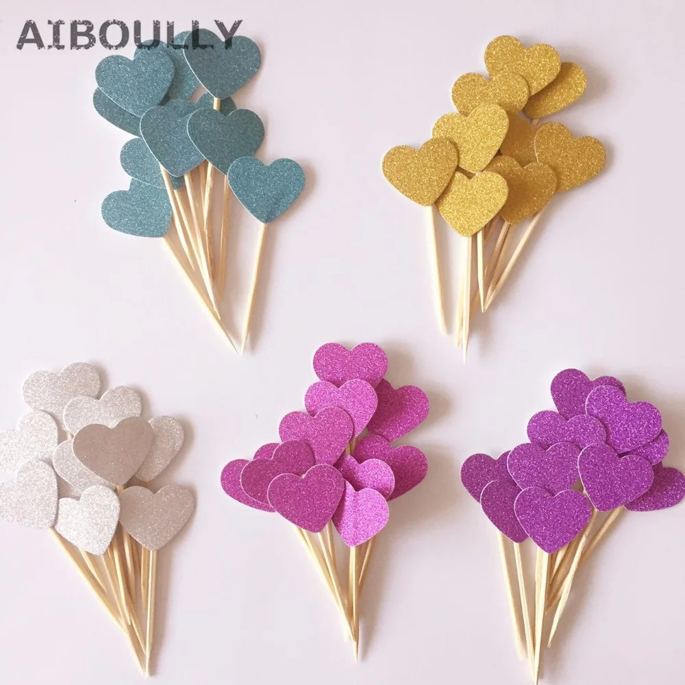 10pcs Handmade Multi Colors Lovely Glitter Small Heart Cake Topper Cupcake Party Supplies for Birthday/Wedding Party Decoration
10pcs Handmade Multi Colors Lovely Glitter Small Heart Cake Topper Cupcake Party Supplies for Birthday/Wedding Party Decoration