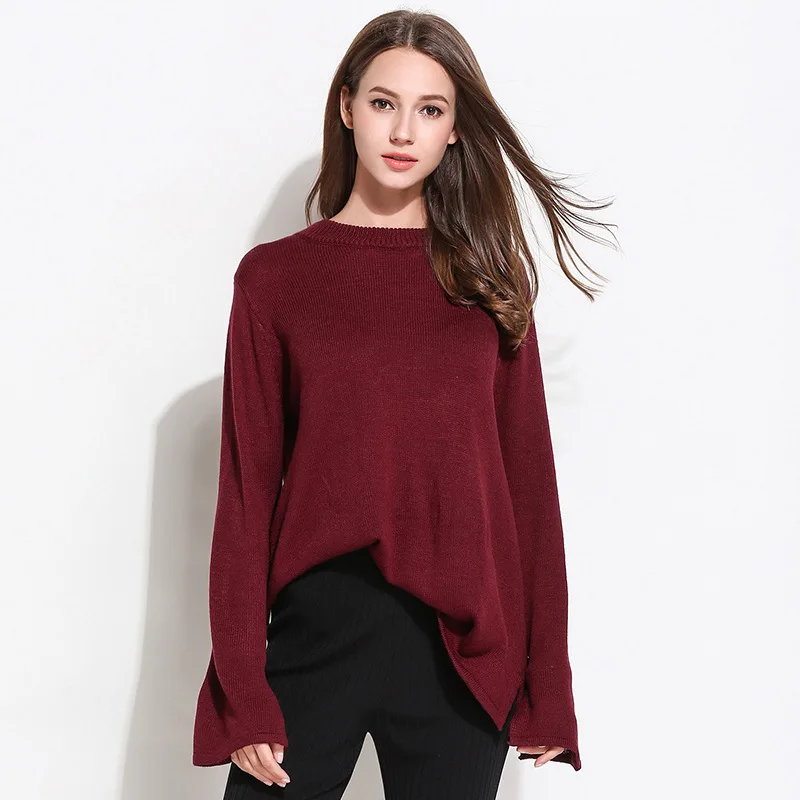Casual Bow Sleeve Women Sweaters O-Neck Full Sleeve Solid Autumn Winter Korean Style Pullover Ladies Oversized Jumper Pull Femme
Casual Bow Sleeve Women Sweaters O-Neck Full Sleeve Solid Autumn Winter Korean Style Pullover Ladies Oversized Jumper Pull Femme
