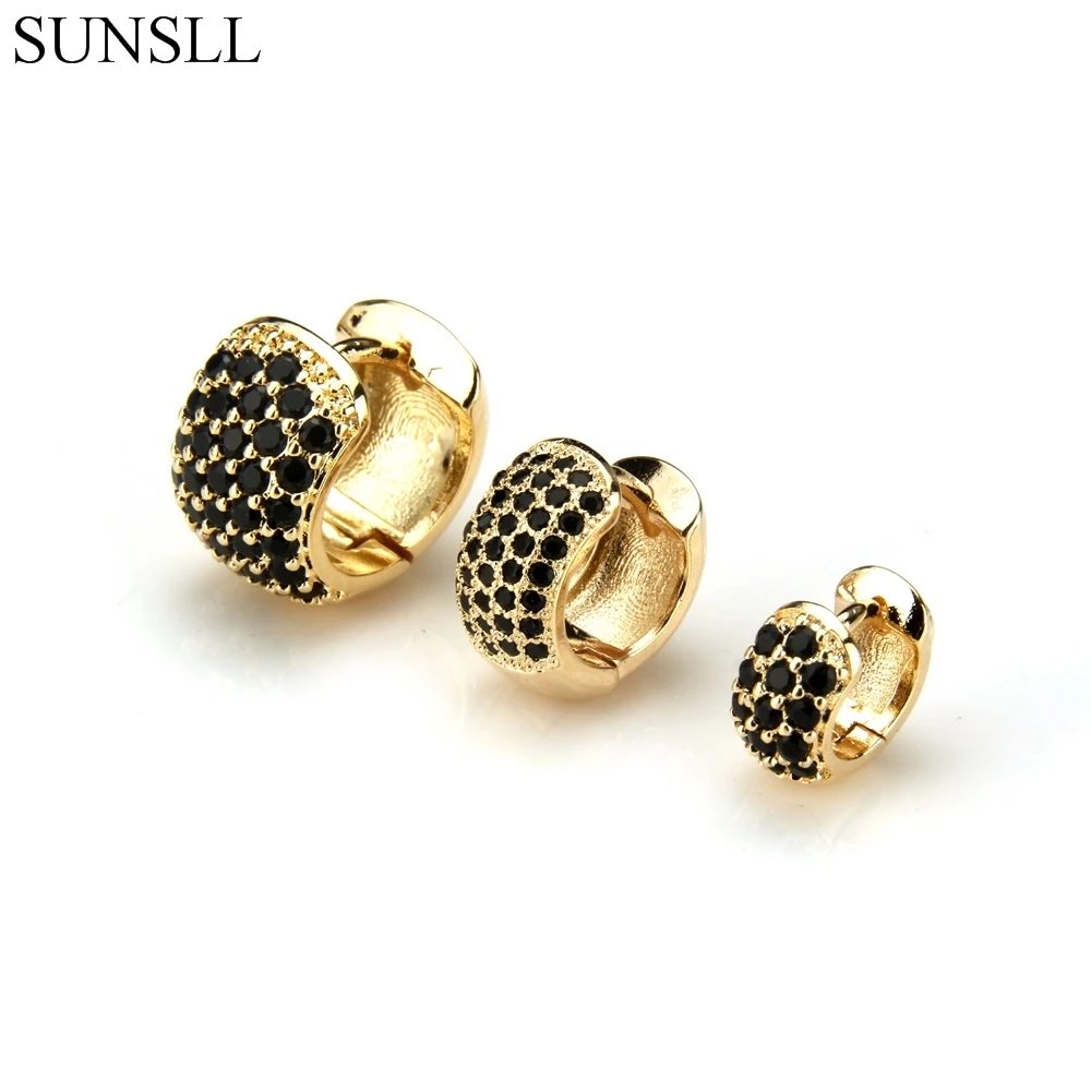 SUNSLL Golden Color Copper Pins Multicolor Cubic Zirconia 3 Size Hoop Earrings Women's Fashion Party Jewelry Cobre CZ Brincos
SUNSLL Golden Color Copper Pins Multicolor Cubic Zirconia 3 Size Hoop Earrings Women's Fashion Party Jewelry Cobre CZ Brincos