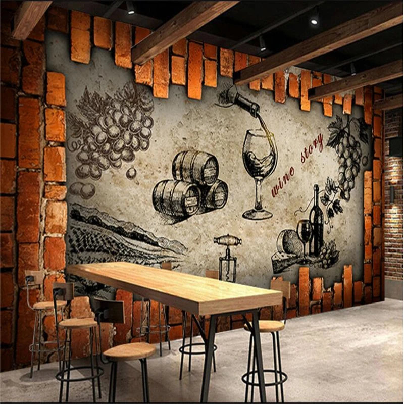 beibehang Retro Wine Storehouse Cellar Manor Wine House Mural Custom Made Large and Medium Mural Silk Wallpaper papel de parede
beibehang Retro Wine Storehouse Cellar Manor Wine House Mural Custom Made Large and Medium Mural Silk Wallpaper papel de parede