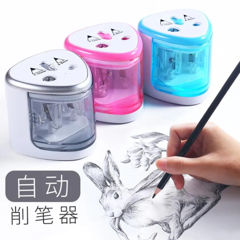 new electric double-hole pencil sharpener automatic sharpeners for student art drawing
new electric double-hole pencil sharpener automatic sharpeners for student art drawing