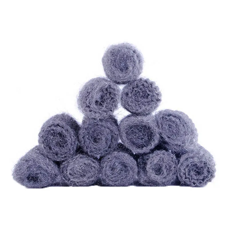 12pcs/lot Steel Wool Degreasing Ball Pot Cleaner Sponge Steel Wire Scourer Ball Brush for Cooking Utensil Super Detergent Tool
12pcs/lot Steel Wool Degreasing Ball Pot Cleaner Sponge Steel Wire Scourer Ball Brush for Cooking Utensil Super Detergent Tool