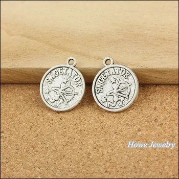 70pcs Fashion Round constellation Sagittarius carved Pendant Tibetan silver Fit European Necklace DIY Metal Jewelry Findings
70pcs Fashion Round constellation Sagittarius carved Pendant Tibetan silver Fit European Necklace DIY Metal Jewelry Findings