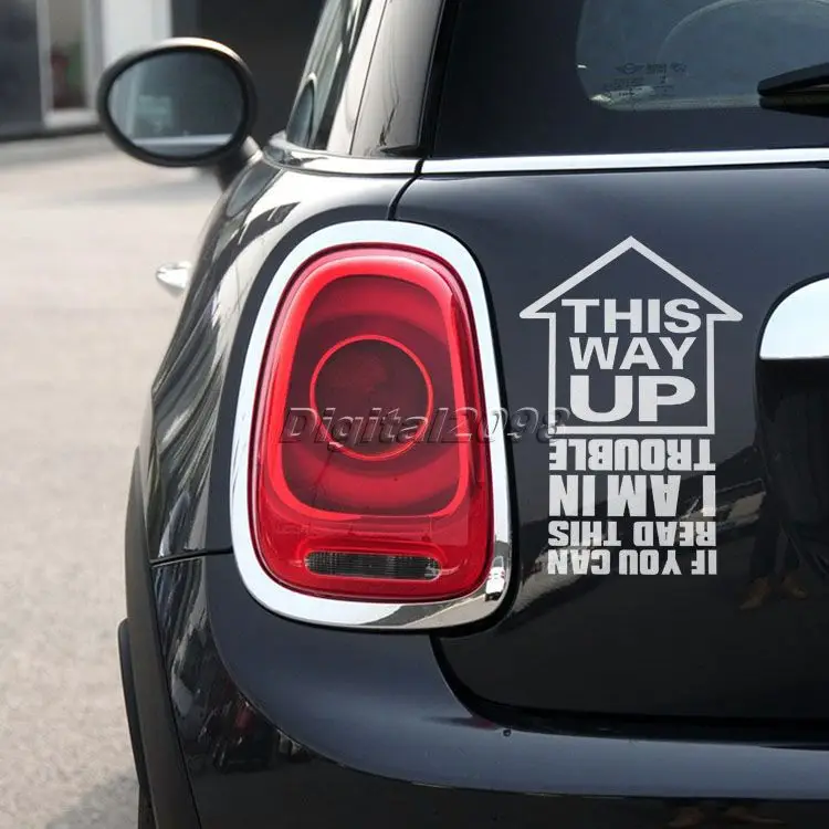 1x THIS WAY UP IF YOU CAN READAccessories Window JDM VW DUB Vinyl Decals For Car Sticker Car-styling Motorcycle Stickers On Cars
1x THIS WAY UP IF YOU CAN READAccessories Window JDM VW DUB Vinyl Decals For Car Sticker Car-styling Motorcycle Stickers On Cars