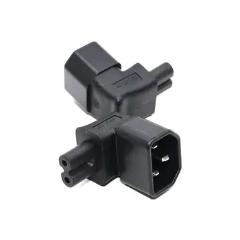 90 Degree Right Angled IEC angle IEC320 IEC 320 C14 Socket to IEC C7 AC Power Plug Adapter connector
90 Degree Right Angled IEC angle IEC320 IEC 320 C14 Socket to IEC C7 AC Power Plug Adapter connector