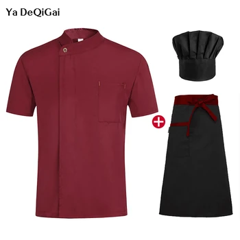 High Quality hotel catering shirts Unisex Chef restaurant uniforms bakery chef Jackets Kitchen work clothes shirt men chef 
High Quality hotel catering shirts Unisex Chef restaurant uniforms bakery chef Jackets Kitchen work clothes shirt men chef