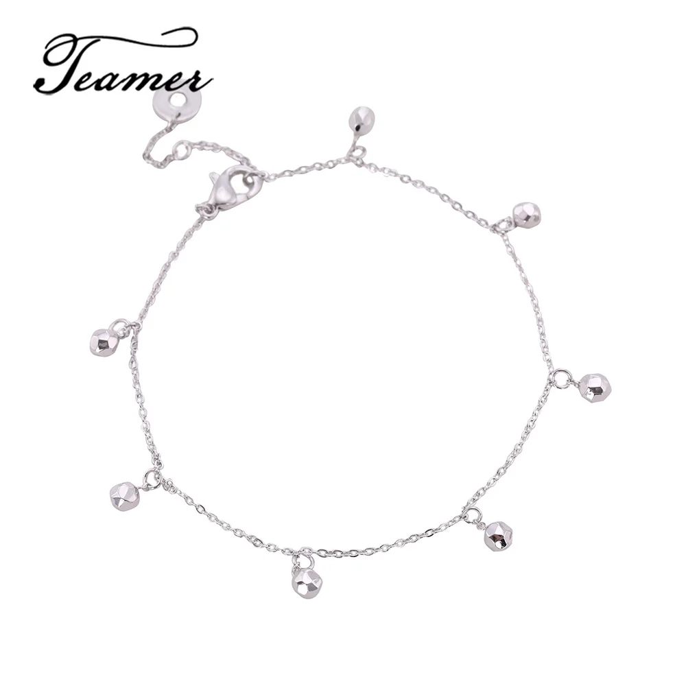 Teamer Stainless Steel Beaded Ball Anlets White Rose Gold Color Foot Chain Ankle Bracelet Barefoot Sandals Summer Beach Jewelry
Teamer Stainless Steel Beaded Ball Anlets White Rose Gold Color Foot Chain Ankle Bracelet Barefoot Sandals Summer Beach Jewelry
