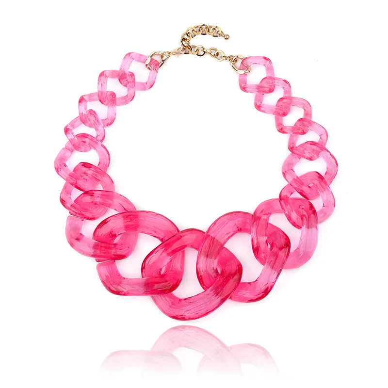 BOJIU 13 Colors Big Acrylic Chokers Necklaces For Women Punk Gold Copper Chain Plastic Collar Necklace Lady Gift Jewelry NK1075
BOJIU 13 Colors Big Acrylic Chokers Necklaces For Women Punk Gold Copper Chain Plastic Collar Necklace Lady Gift Jewelry NK1075