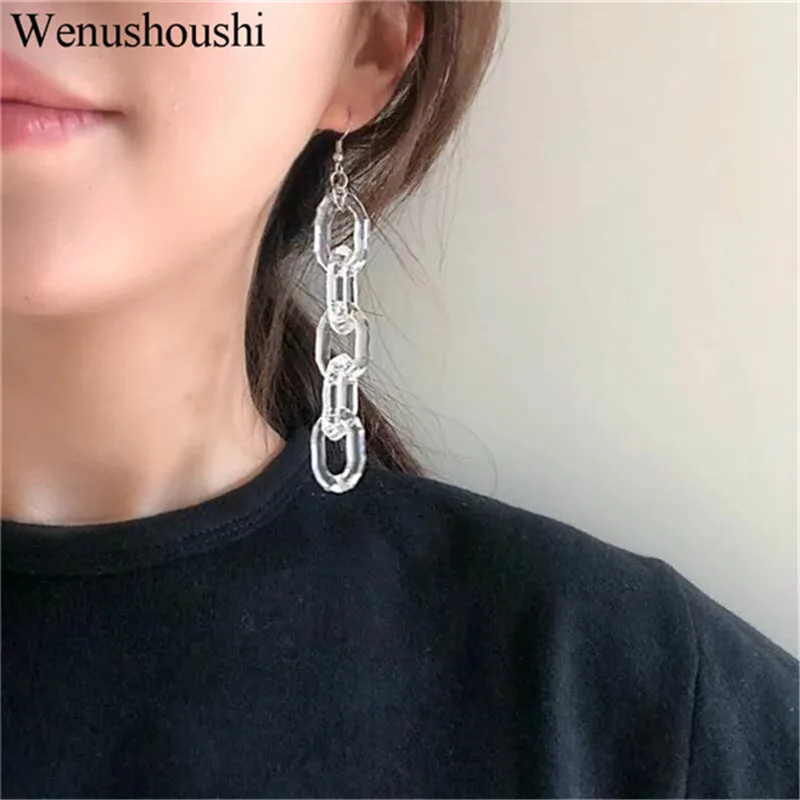 3/4/5 link clear red pink acrylic links dangle Earrings rock big Earring Statement Long Earrings for Women Girl Gift Party di078 
3/4/5 link clear red pink acrylic links dangle Earrings rock big Earring Statement Long Earrings for Women Girl Gift Party di078