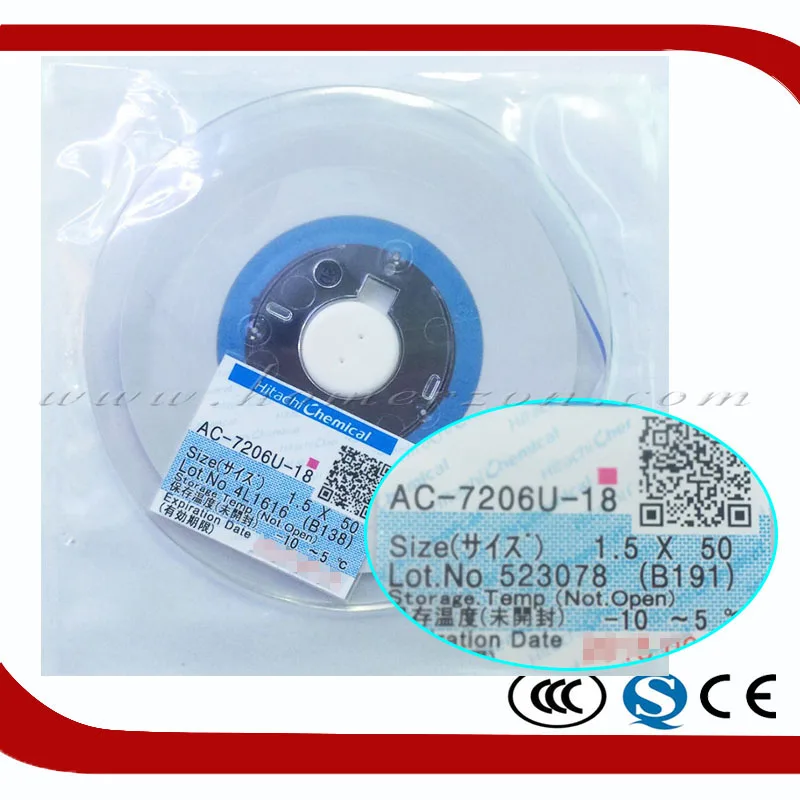 For Hitachi Original AC-7206U-18 W1.5mm L50m ACF conductive film adhesive for FPC,TCP/GLASS
For Hitachi Original AC-7206U-18 W1.5mm L50m ACF conductive film adhesive for FPC,TCP/GLASS