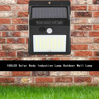 100 LED Solar Lamp Split Solar Wall Light PIR Motion Sensor 3 Modes Waterproof Separate Lamp for Outdoor Garden Decoration
100 LED Solar Lamp Split Solar Wall Light PIR Motion Sensor 3 Modes Waterproof Separate Lamp for Outdoor Garden Decoration