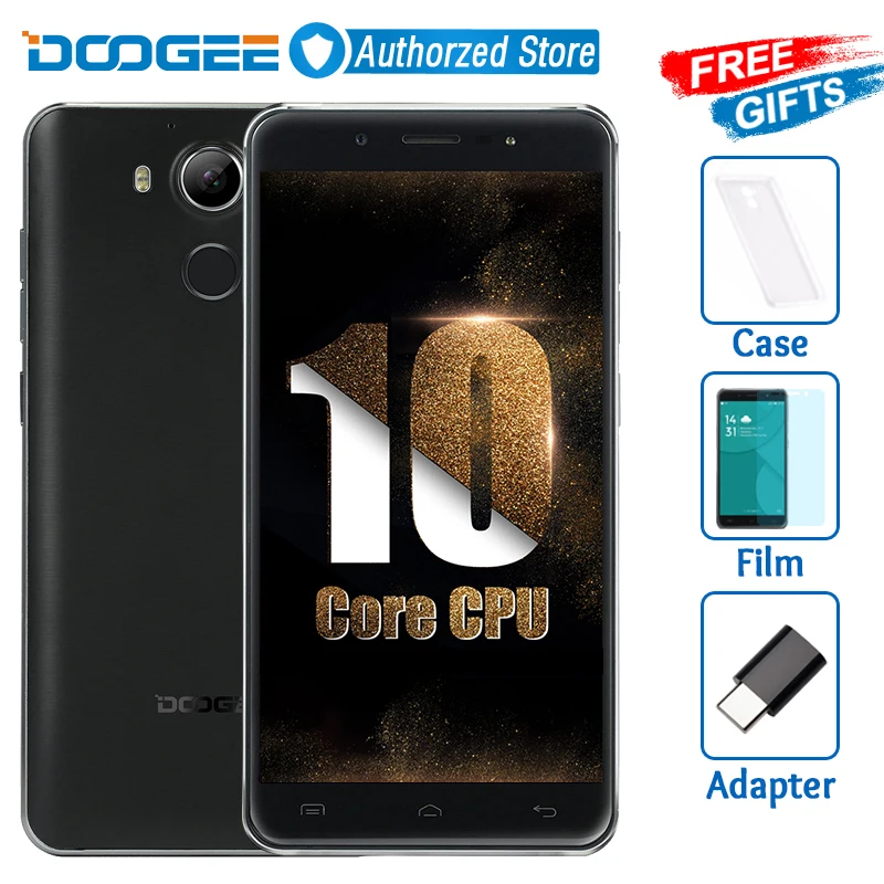 Doogee F7 4 г Мобильный телефон 5.5 дюймов Full HD 1920x1080 MTK6797 helio X20 Дека core Android 6.0 3 ГБ