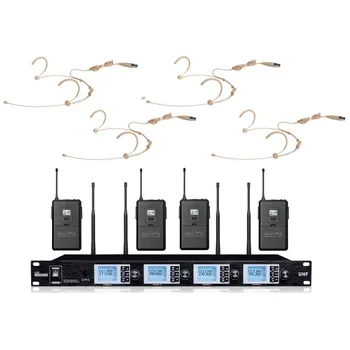 Bolymic 4 X 100 Channels Wireless Karaoke Microphone System PLL Profesional uhf Stage Wireless Headset Lavalier Microphones
Bolymic 4 X 100 Channels Wireless Karaoke Microphone System PLL Profesional uhf Stage Wireless Headset Lavalier Microphones