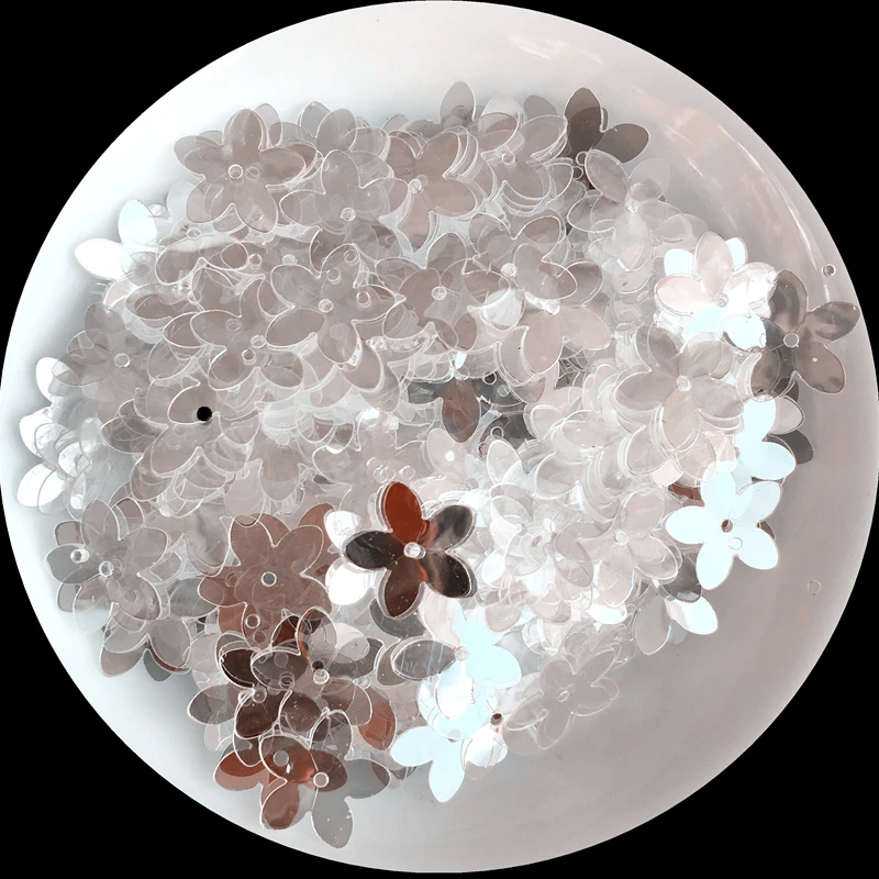 288pcs/lot Clear Crystal Sequin 10mm Cup Five-finger Flowers Sequins Paillettes Sewing Wedding Craft, Women Garments Accessories
288pcs/lot Clear Crystal Sequin 10mm Cup Five-finger Flowers Sequins Paillettes Sewing Wedding Craft, Women Garments Accessories