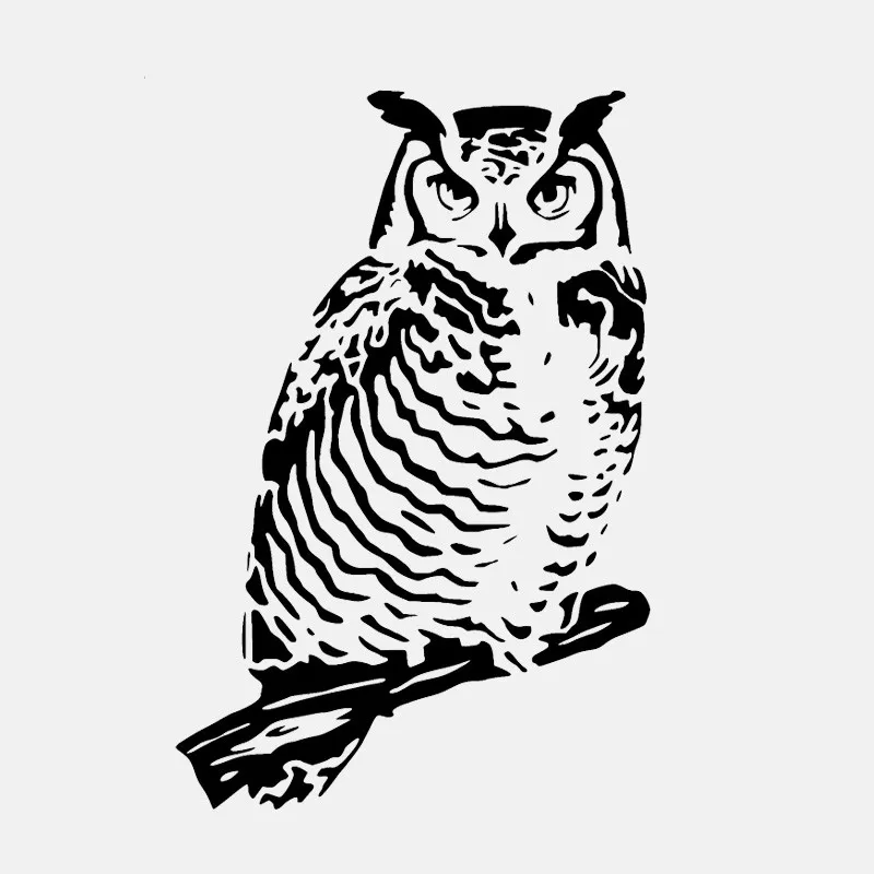 10.1*15.3CM Eagle Owl on Branch Vinyl Black/Silver High Quality Animals Pattern Car Rear Side Sticker Decoration
10.1*15.3CM Eagle Owl on Branch Vinyl Black/Silver High Quality Animals Pattern Car Rear Side Sticker Decoration