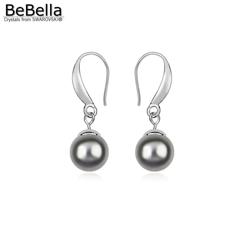 BeBella black simulated pearl drop earrings made with Crystals from Swarovski for women fashion jewelry Christmas present 2018
BeBella black simulated pearl drop earrings made with Crystals from Swarovski for women fashion jewelry Christmas present 2018